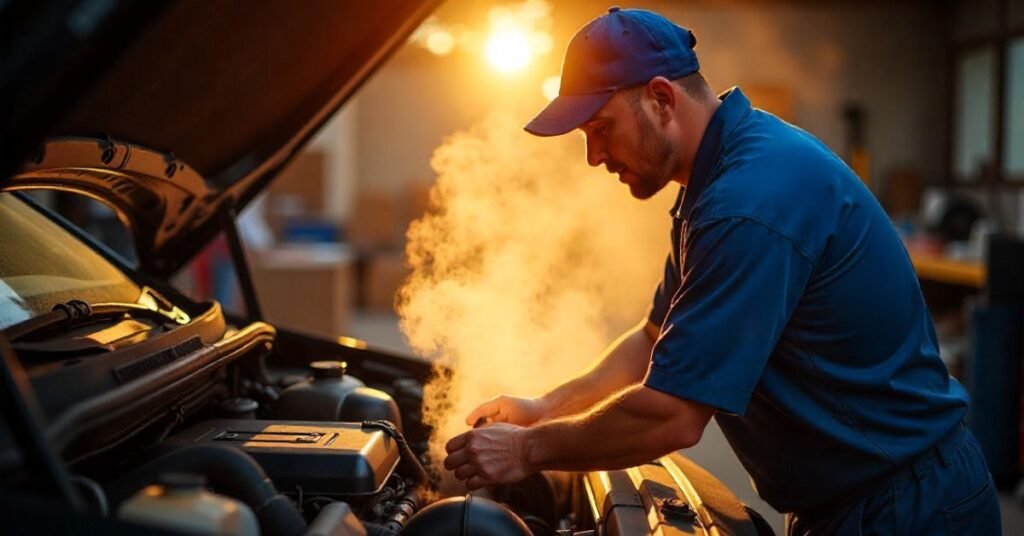 what does it mean if car coolant is bubbling