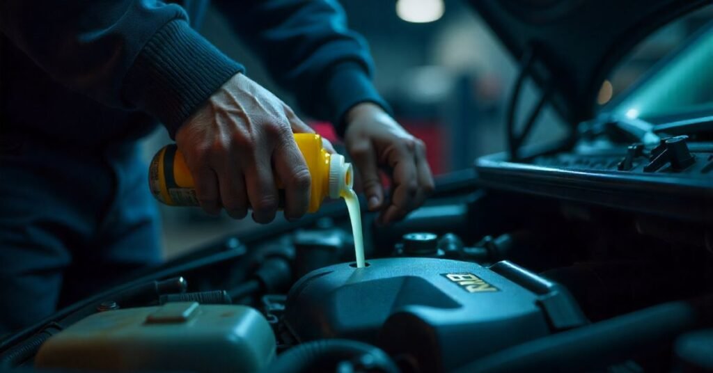 power steering fluid add engine spot signs leak