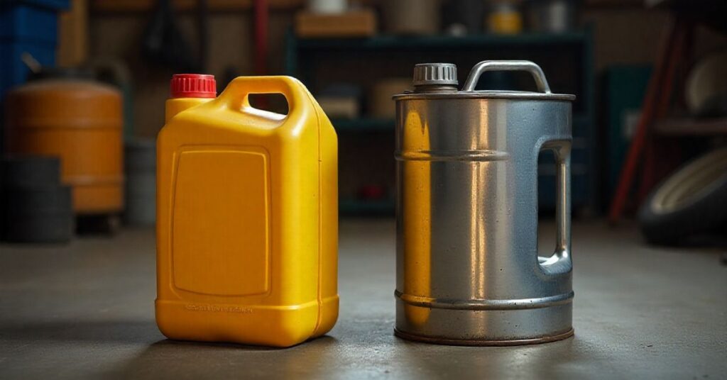 engine oil container